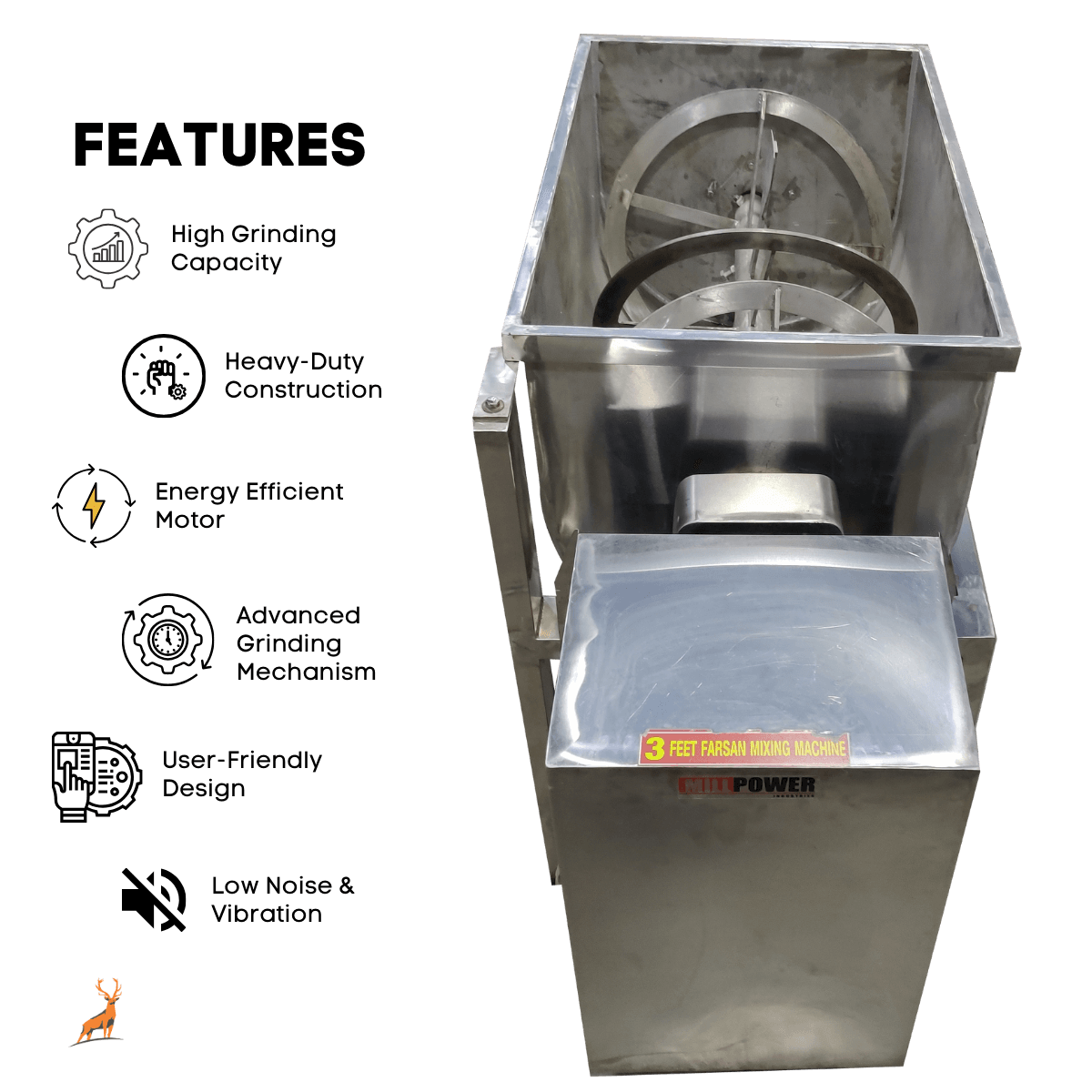 100 Ltr Ribbon Blender