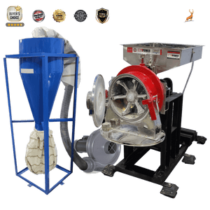 15 hp atta chakki - ப்ளோவர் சைক্লোனுடன் கூடிய இயந்திரம் - ரெயின்டீர் மெஷினரி