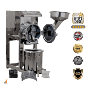 2 hp atta chakki – front view – Reindeer Machinery