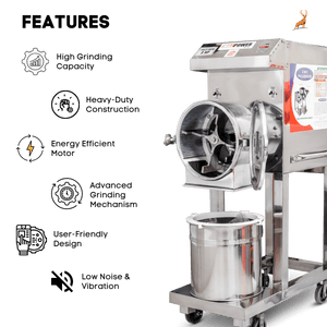 3 hp atta chakki - features - Reindeer Machinery