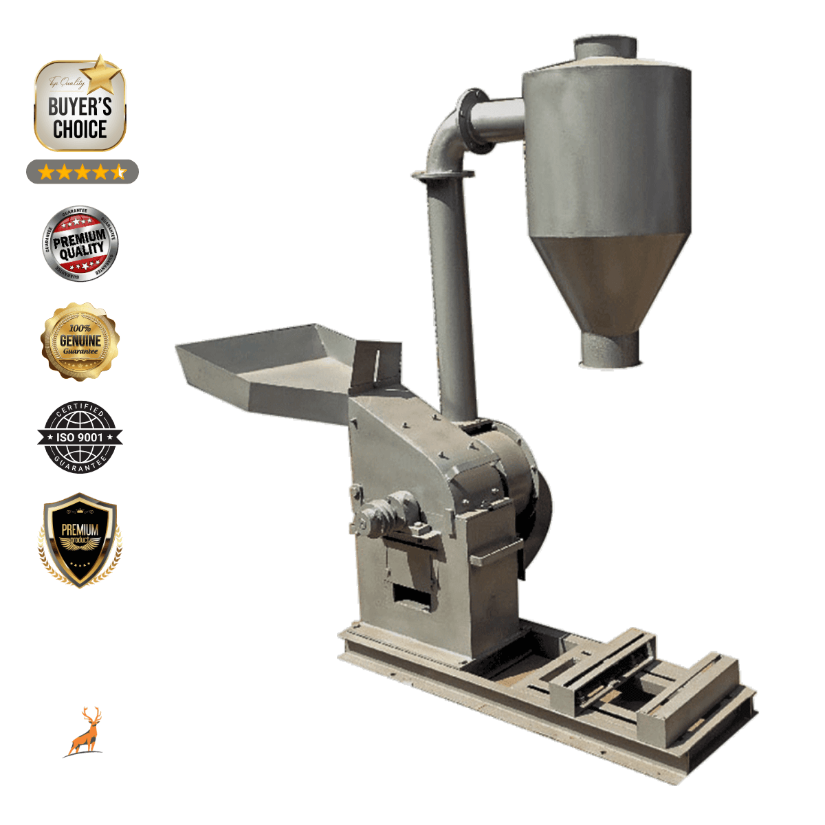 7.5 hp masala grinder - main machine view - reindeer machinery