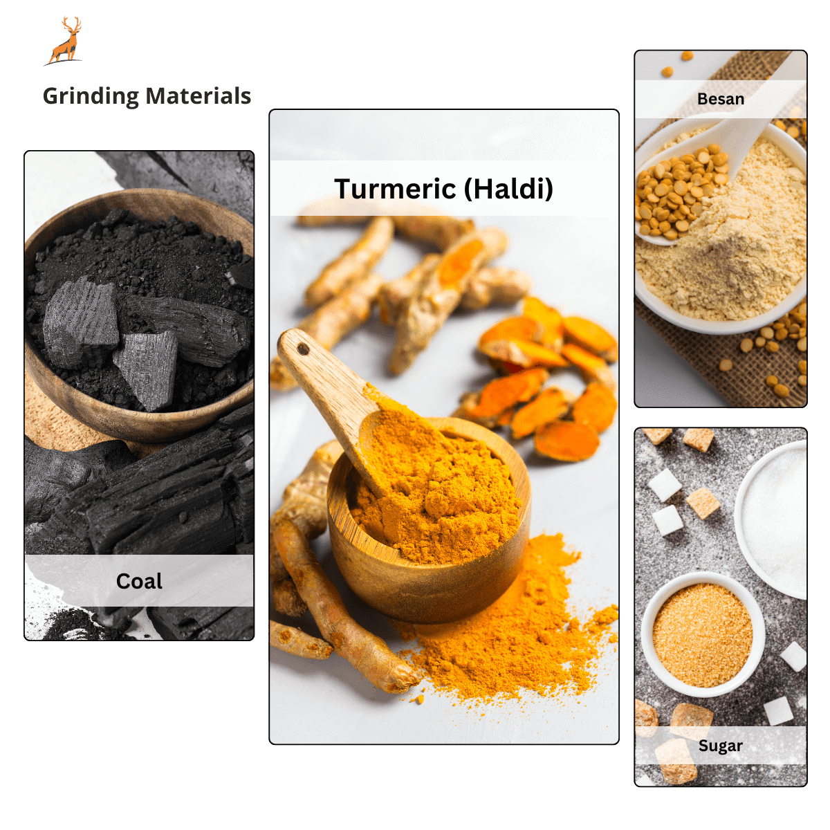 turmeric powder machine - material - reindeer machinery