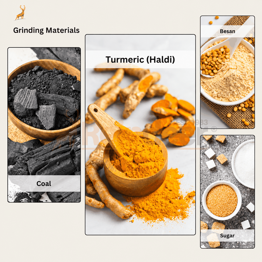 மஞ்சள் தூள் இயந்திரம் - பொருள் - ரெயின்டீர் மெஷினரி