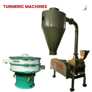 turmeric powder machine - machine with vibro shifter - reindeer machinery